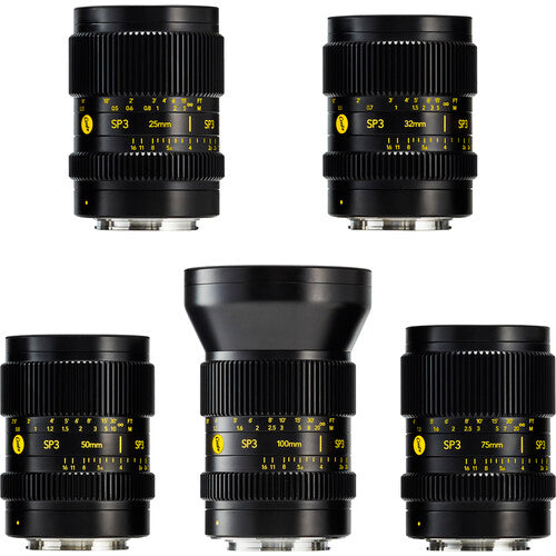 [Pre-sale] Cooke SP3 (25/32/50/75/100mm) T2.4 Full-Frame 5-lens Prime Set with Carry Case (Sony E-mount)