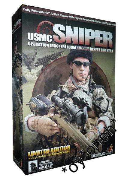 1/6 HOT TOYS USMC SNIPER  12-inch figure 1118164547