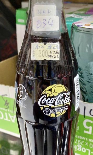 Coca-Cola Coca-Cola Bottle 2002 FIFA WORLD CUP KOREA JAPAN 250ML COKE A22-034