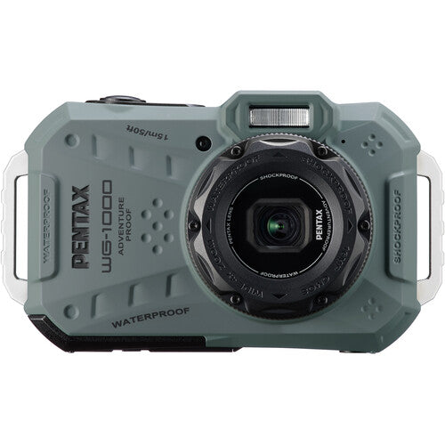 Pentax WG-1000 Waterproof Camera (Olive Green)