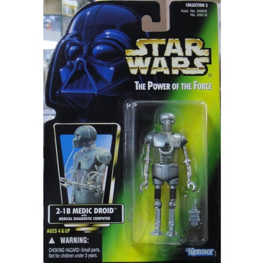 KENNER STAR WARS POWER OF THE FORCE 2-1B MEDIC DROID W/ MEDICAL DIAGNOSTIC COMPUTER 69618