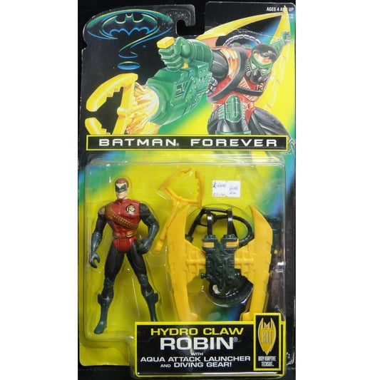 KENNER 64145 BATMAN FOREVER HYDRO CLAW ROBIN WITH AQUA ATTACK LAUNCHER & DIVING GEAR