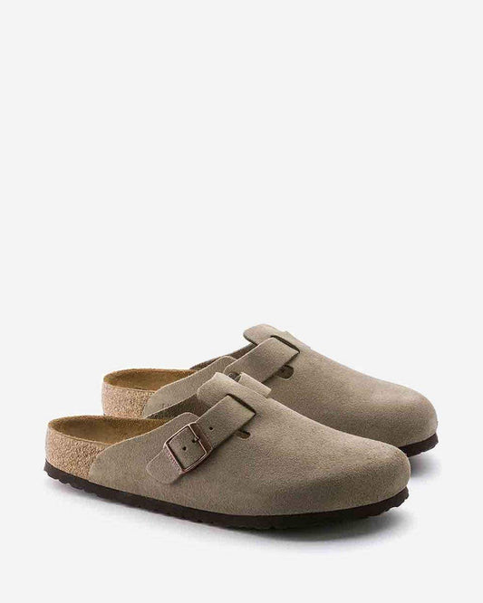 Birkenstock Boston Soft Footbed Suede Leather