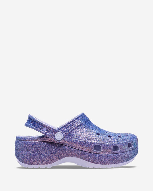 Crocs Classic Platform Iridescent Glitter Clog