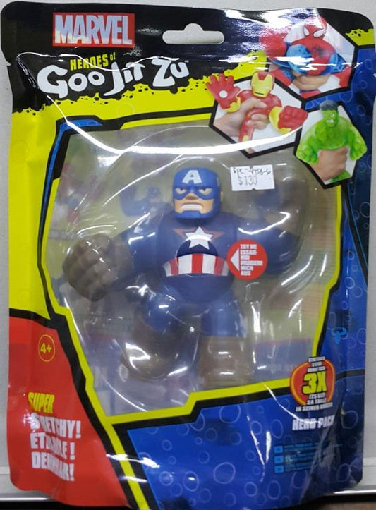 CHARACTER 21319 MARVEL HEROES GOO JIT ZU SUPER STRETCHY CAPTAIN AMERICA