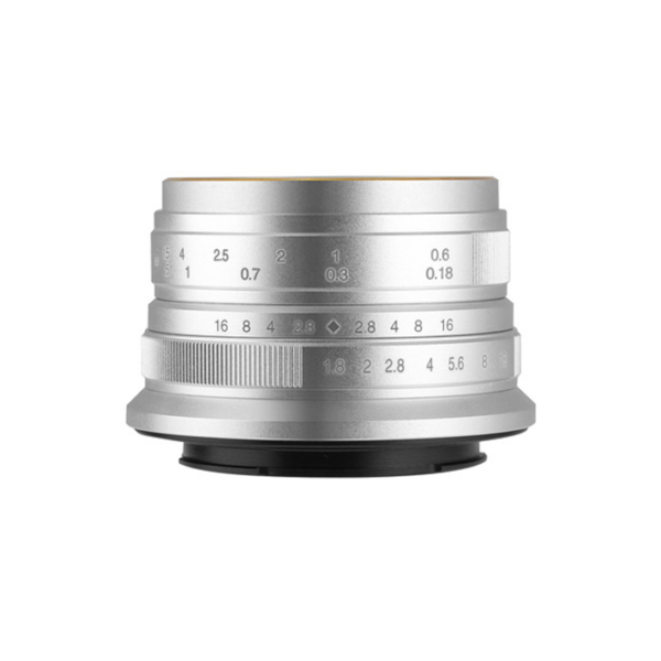 7artisans 25mm f/1.8 lens (Fuji X-mount / silver)