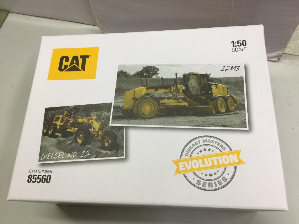 DIECAST MASTERS 1/50 Cat Diesel No. 12 & 12M3 Motor Grader