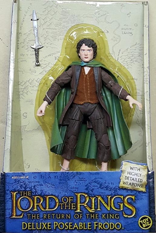 TOY BIZ 81221 THE LORD OF THE RINGS THE RETURN OF THE KING DELUXE POSEABLE FRODO ELIHAH WOOD  1113174292 Special offer