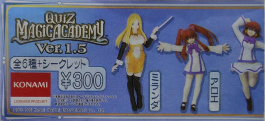YUJIN QUIZ MAGIC ACADEMY VER 1.5 FIGURE 6 types Gachapon  1124321909