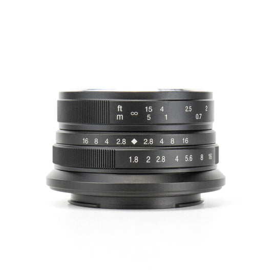 7artisans 25mm f/1.8 lens (M43 mount / black)