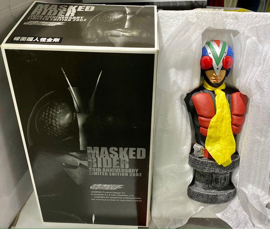 LEGEND MASKED RIDER RIDERMAN 30TH ANNIVERSARY LIMITED EDITION 2002 RESIN BUST