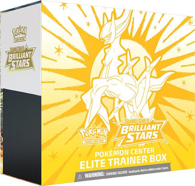 Pokemon TCG US version ss09 Brilliant Stars Pokemon Center Elite Trainer Box