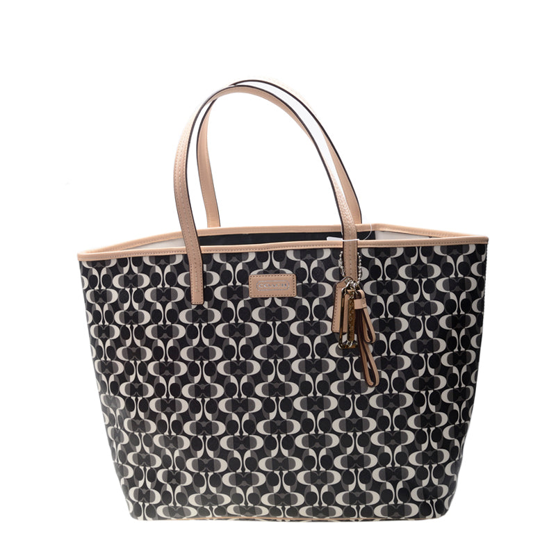 Coach Shoulder Bag 25673BLKWHT 822