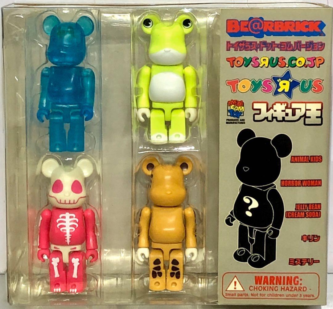 MEDICOM 100% BEARBRICK SET TOYSRUS FIGURE KING 2001 RUS001