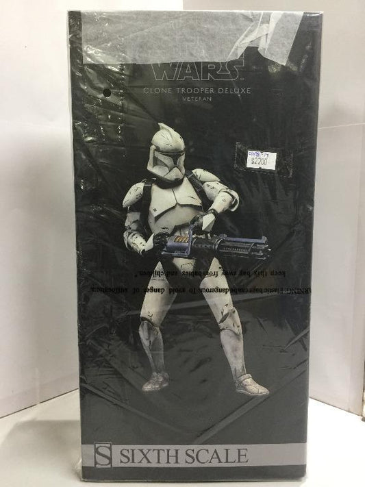 SIDESHOWS 1/6 Star Wars Clone Trooper Deluxe Veteran