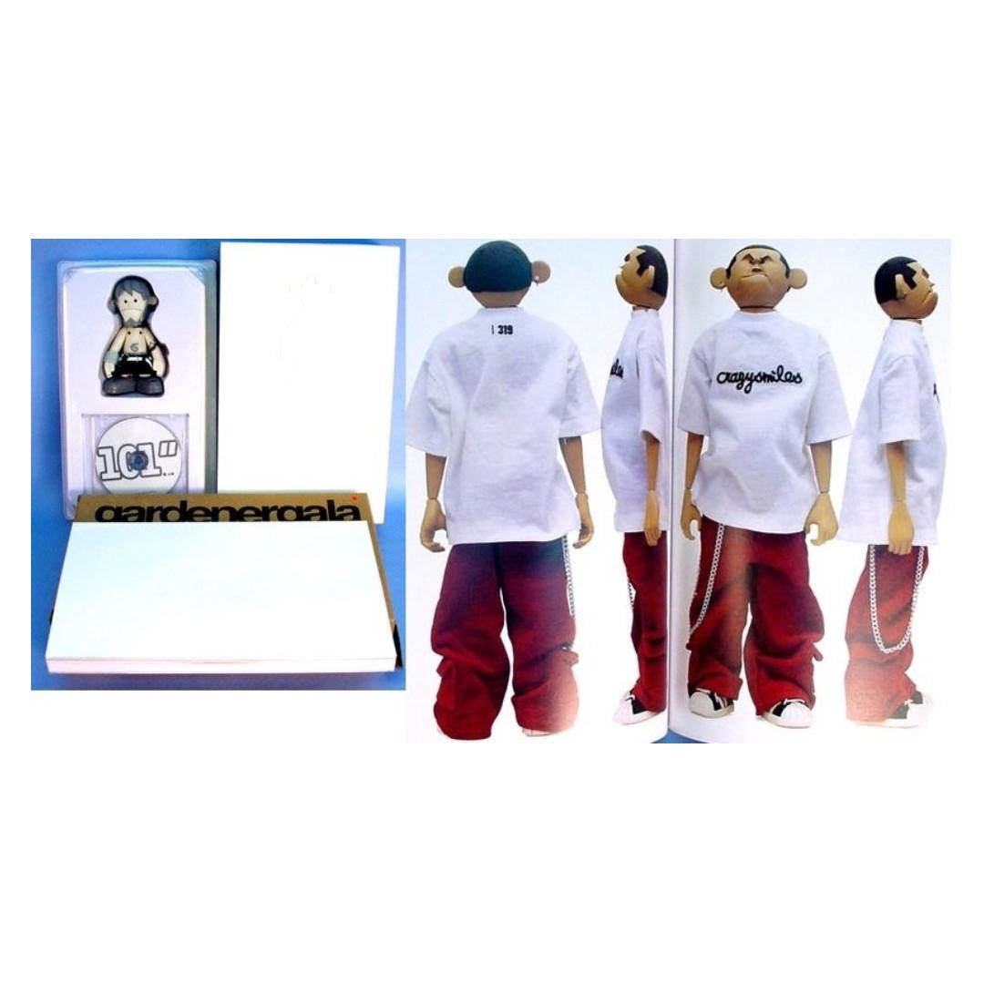 2001 MICHAEL LAU ISBN 4-06-345434-7 GARDENERGALA BOOK MAXX IN WHITE VINYL FIGURE White Limited Edition  1135492865