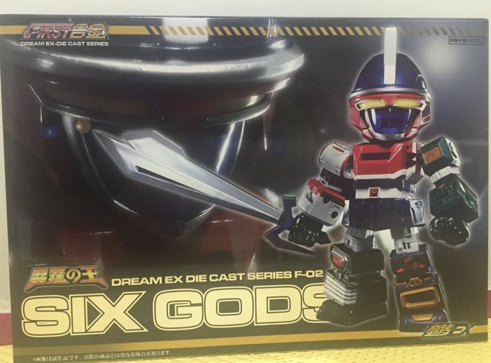 New Tongmeng Tongmeng DREAM EX-02 F-02 Alloy SD Q Version Six Gods Combination Six Gods Combination GODMARS GODMARZ SIX GODS  1140601376