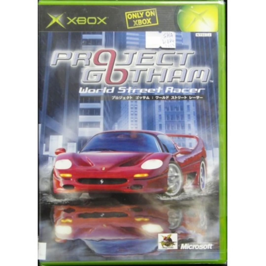 MICROSOFT XBOX GOTHAM WORLD STREET RACER JAPAN VERSION GOTHAM WORLD STREET RACER J0400012