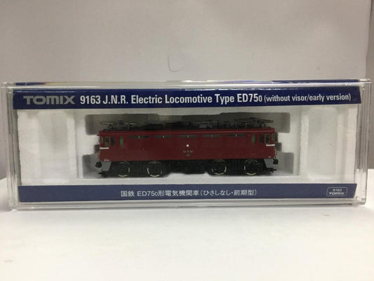 Tomix 9163 JNR Electric Locomotive Type ED750 Without Visor Early Version National Railway ED750 electric locomotive N Scale