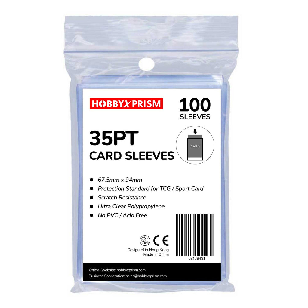 HobbyX Trading Card Penny Sleeves (67.5mm x 94mm)