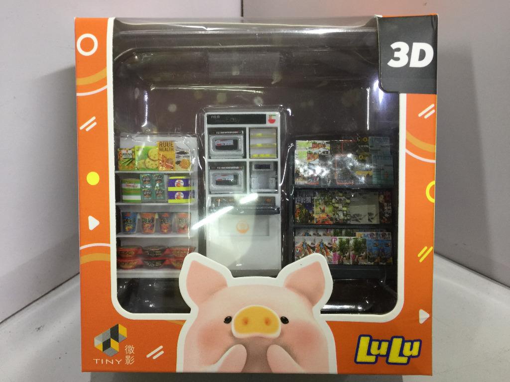 TOYEAST TINY 1/35 3D LuLu 7-ELEVEN Mini Boutique Shelf X Magazine Rack X Microwave Cabinet Accessories Combination ATS35016 00080