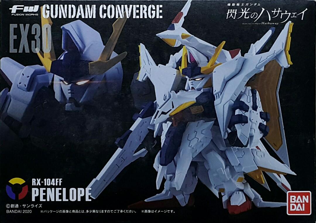BANDAI 42489 Mobile Suit Gundam Flash Caesar Penelope Odysseus Gundam FW FUSION WORKS GUNDAM CONVERGE EX30 MOBILE SUIT GUNDAM HATHAWAY RX-104FF PENELOPE ODYSSEUS GUNDAM  L