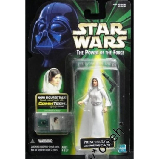 TOMY STAR WARS POTF PRINCESS LEIA W/ SPORTING BLASTER Star Wars Princess Leia Japanese Version