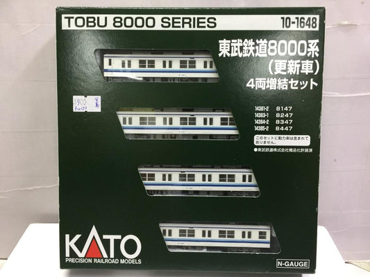 KATO N-GAUGE TOBU 8000 SERIES 10-1648 Tobu Railway 8000 Series PRECISION RAILROAD MODELS 4 CAR