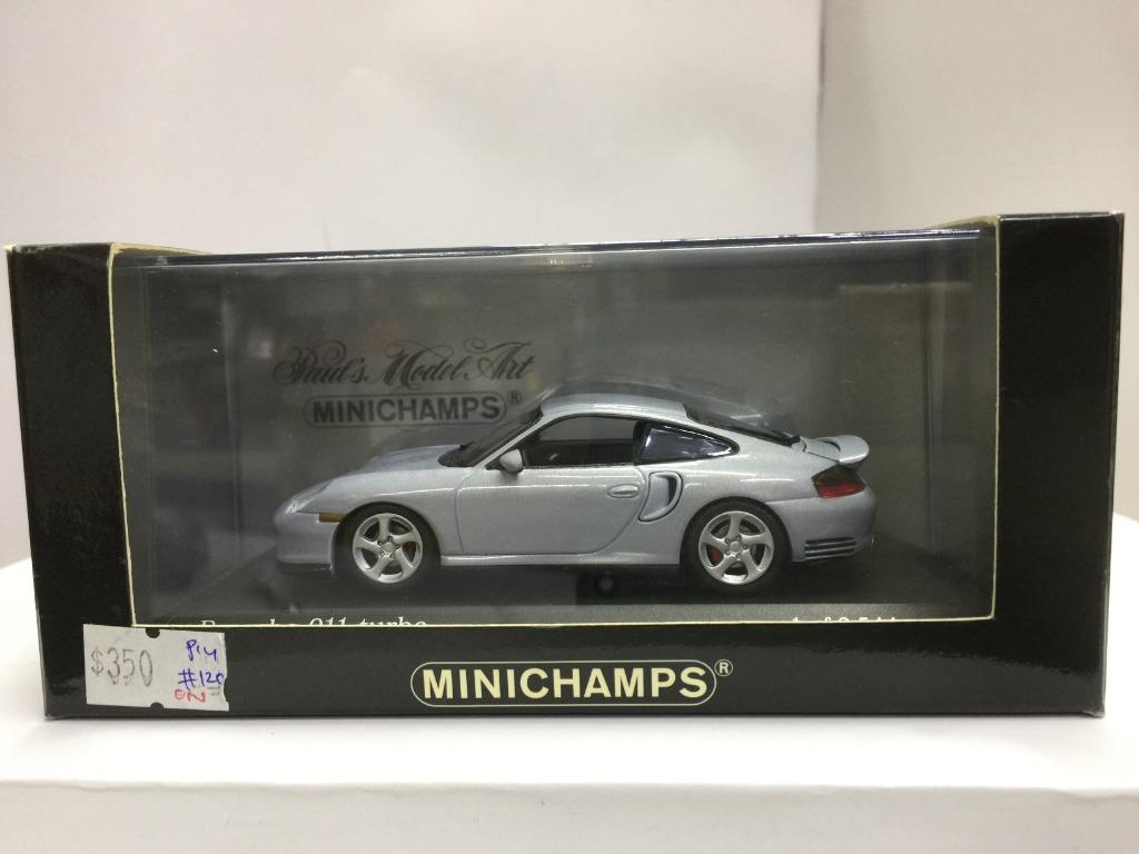 MINICHAMPS 1/43 PORSCHE 911 TURBO 1999 FROSTY BLUE