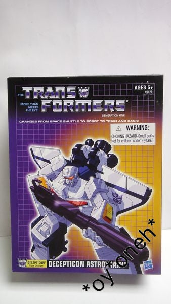 HASBRO TRANSFORMERS GENERATION ONE DECEPTICON TRIPLE CHANGER DECEPTICON ASTROTRAIN 66853  1135095327