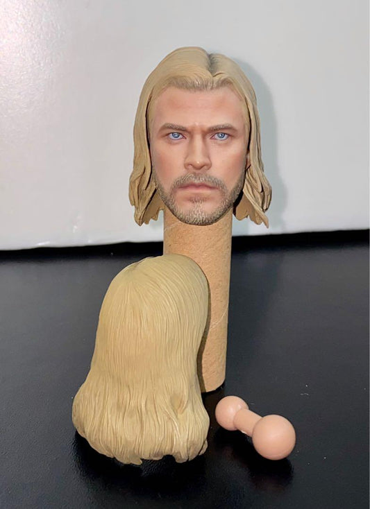 1/6 CUSTOM HEAD SCULPT THOR head sculpture 12 inches FIGURE only