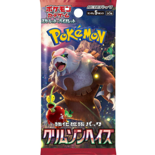 Pokémon Trading Card Game Premium Expansion Pack – Vermilion & Purple-SV5a Crimson Mist [Japanese Version] [Packaging]