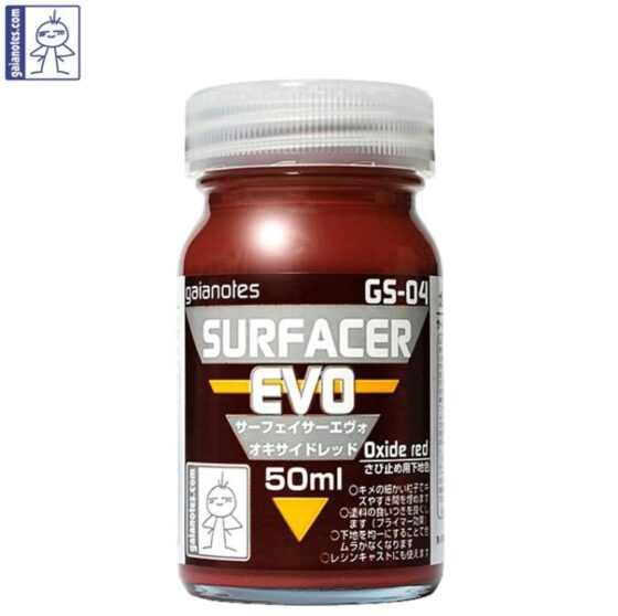 Gaia Surfacer EVO – GS-04 Primer/Water Filler Oxidized Red 50ml