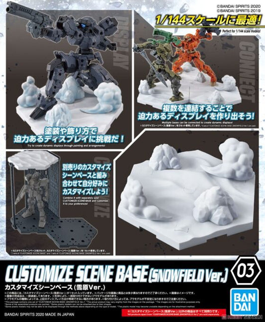 1/144【30 Minutes Mission】Modified Scenery Platform (Snow Ver.)