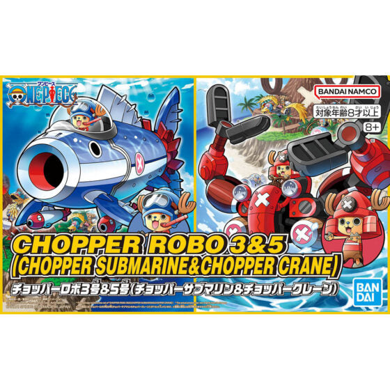[One Piece] Super Chopper Robot 3 & 5 Chopper Submarine and Giant Clamp