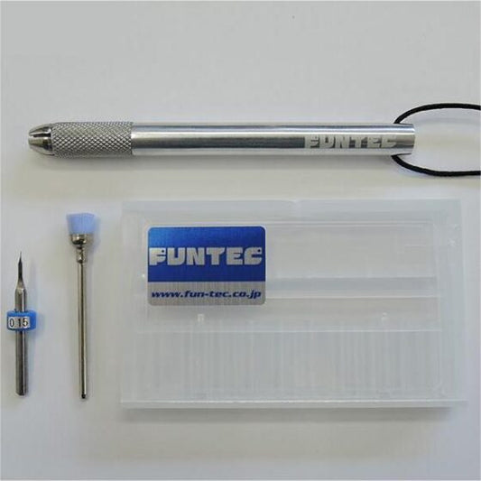 FUNTEC Wire Engraving Tool (Sujibori-Carbide) 0.15mm Ultra-Thin Bracket Set