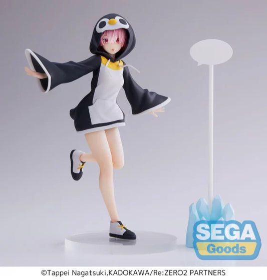 SEGA Prize LUMINASTA [Re: Life in a Different World from Zero] Ram - Penguin Costume -