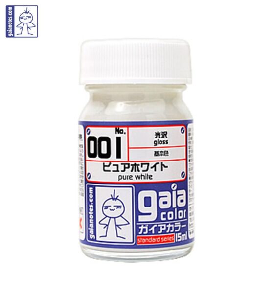 Gaia 001 Basic Color Series Oily Model Oil Pure White 15ml