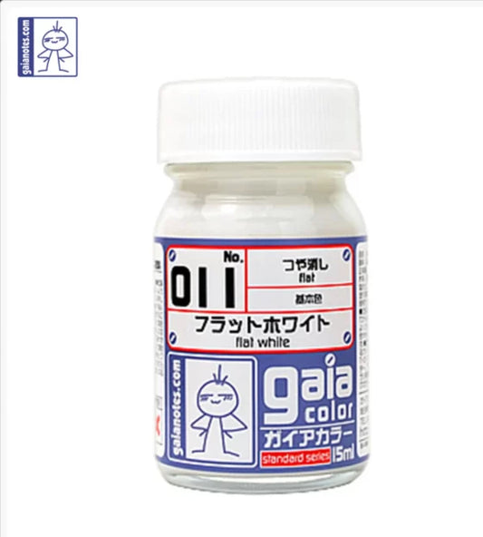 Gaia 011 Basic Color Series Oily Model Oil Matte White 15ml
