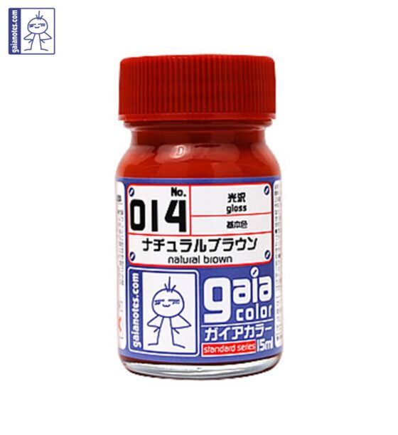 Gaia 014 Basic Color Series Oily Model Oil Natural Brown 15ml