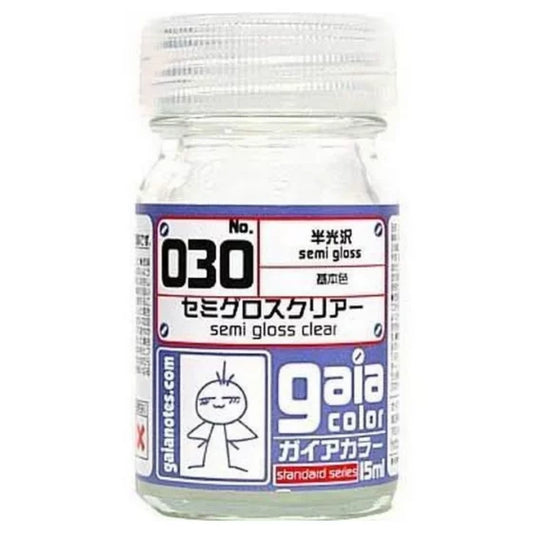 Gaia 030 Transparent Color Series Oily Model Oil Semi-gloss Transparent 15ml
