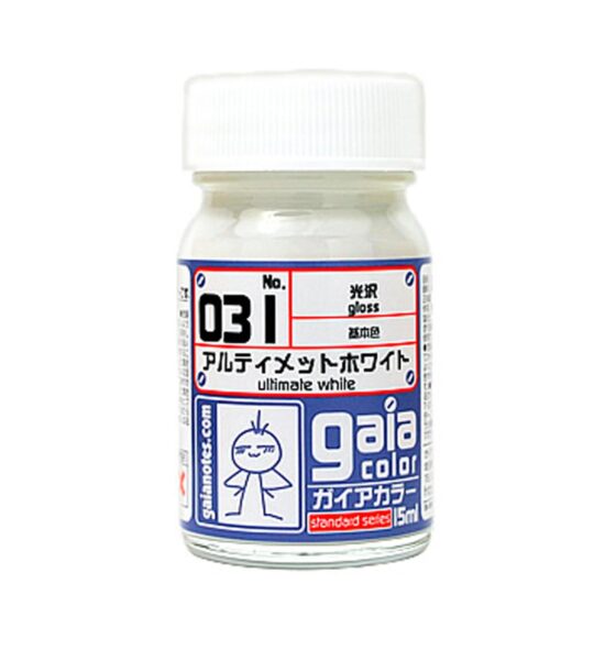 Gaia 031 Basic Color Series Oily Model Oil Ultimate White 15ml