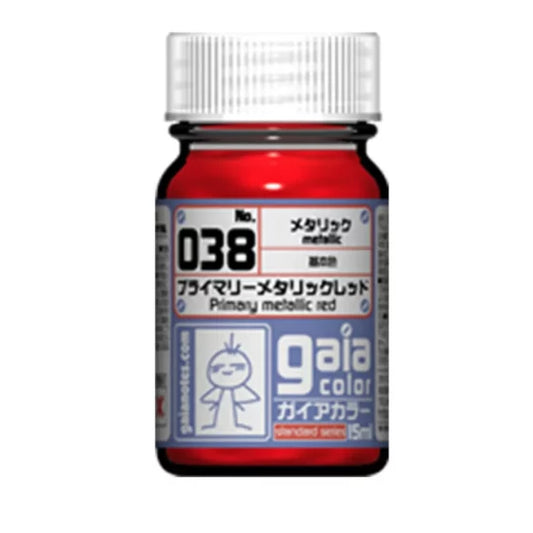 Gaia 038 Metallic Color Series Oily Model Oil Original Color Metallic Red 15ml