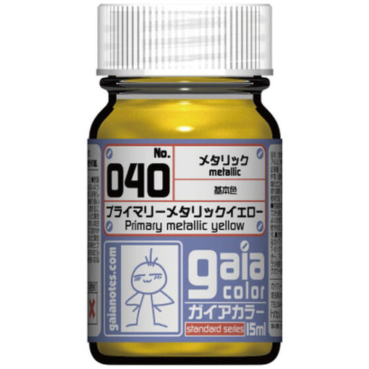 Gaia 040 Original Metallic Yellow 15ml
