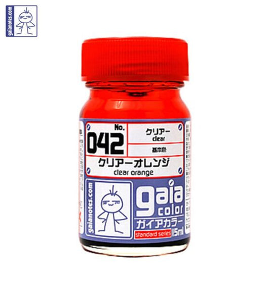 Gaia 042 Transparent Color Series Oily Model Oil Transparent Orange 15ml