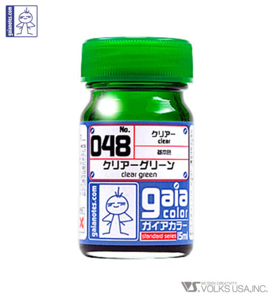 Gaia 048 Transparent Color Series Oily Model Oil Transparent Green 15ml