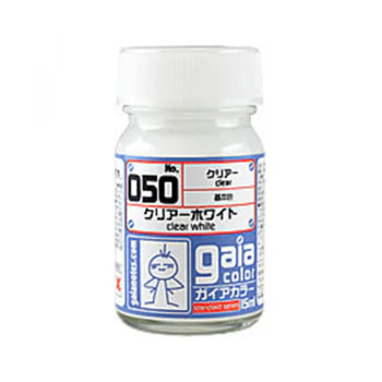 Gaia 050 Transparent Color Series Oily Model Oil Transparent White 15ml