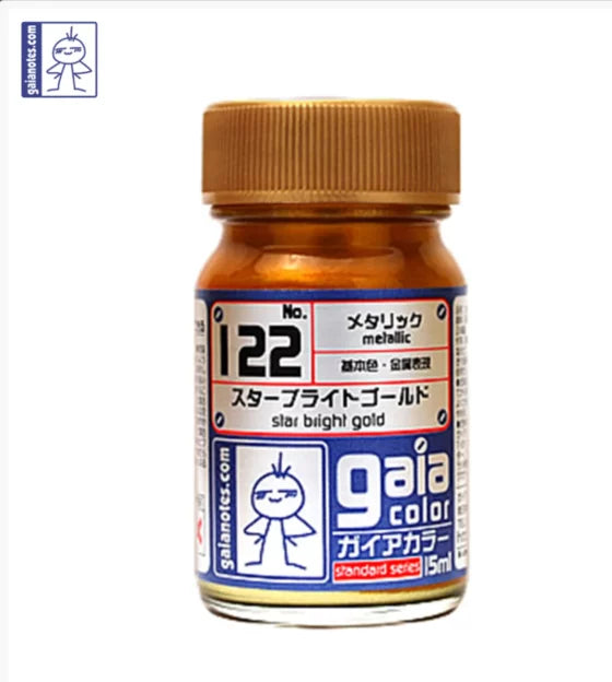 Gaia 122 Metallic Series Oily Model Oil Starlight Gold 15ml