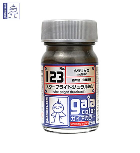 Gaia 123 Metallic Series Oily Model Oil Starlight Dura Aluminum 15ml