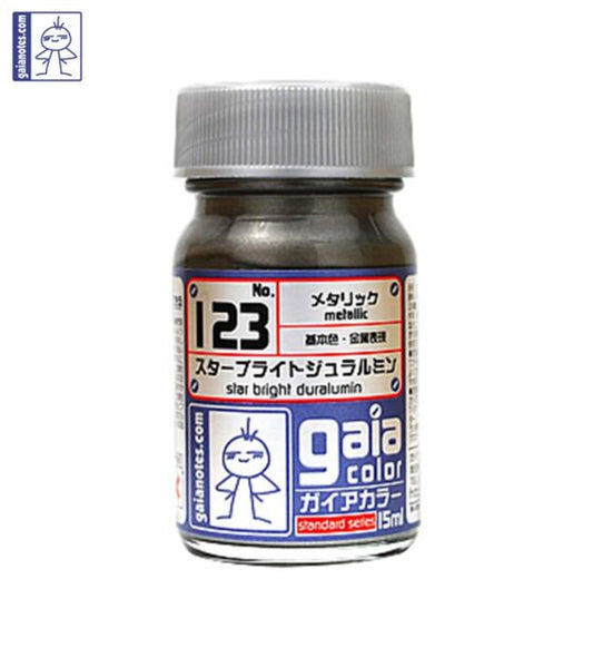 Gaia 123 Metallic Series Oily Model Oil Starlight Dura Aluminum 15ml